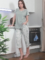 №М1301 Soft Touch Пижама с капри